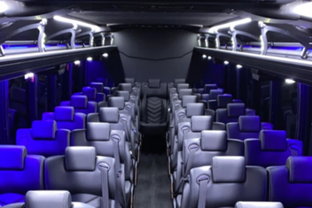Howell Charter Bus Interior